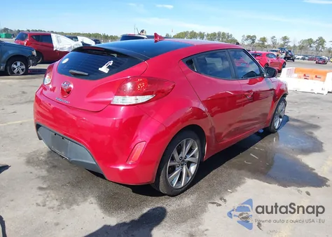 2016 Hyundai Veloster z USA, uszkodzony, nr VIN KMHTC6AD3GU257256